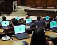 Votación a favor de la proforma 2026