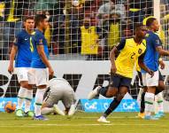 El defensa central hizo el gol ante Brasil en la fecha pasada.