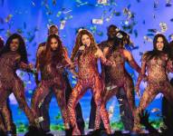 Sahkira en su concierto en Quito.