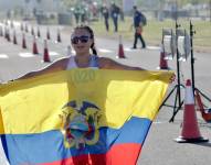 Glenda Morejón, atleta ecuatoriana.