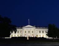 Fotografía de archivo de una vista general de la Casa Blanca