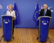 La presidenta de la Comisión Europea, Ursula von der Leyen y el Alto Representante de Política Exterior de la UE, Josep Borrell.