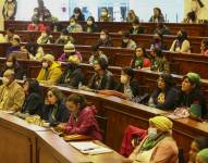 Colectivos feministas se reunieron el sábado 26 de marzo en la Asamblea para analizar el veto presidencial.