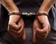 Imagen referencial de una persona detenida.