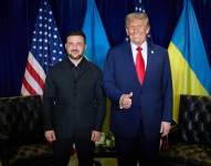 Zelensky y Trump.