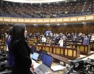 Pleno de la Asamblea Nacional al inicio de una sesión.