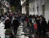 Quito, 26 de Noviembre de 2021. Pregón de las Fiestas de Quito en la Plaza de San Francisco. APIFOTO/Juan Ruiz Condor