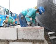 La construcción estuvo a cargo de los funcionarios del Municipio.