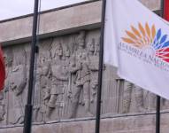 Los exteriores del edificio de la Asamblea Nacional.