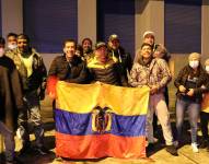 Cientos de personas se unieron para celebrar la medalla olímpica.