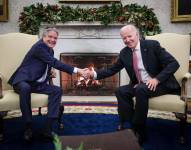 El encuentro entre el presidente Guillermo Lasso y Joe Biden se desarrolló en Estados Unidos.