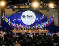 Imagen de una sesión de la Organización de Estados Americanos (OEA) en junio del 2024.