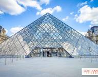 Fachada del Museo de Louvre en París.