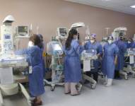 Más de 20 trabajadores de la salud intervinieron en el alumbramiento.