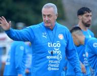 El entrenador de la selección de Paraguay, Gustavo Alfaro