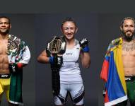 Chito Vera, Carla Esparza y Michael Morales buscan llevar el evento del UFC a tierras ecuatorianas.