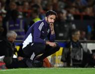 Rúben Amorim en el partido contra Grimsby Town.