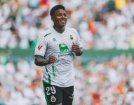 Jeremy Arévalo lleva ocho goles en 18 partidos con el Racing de Santander en la segunda división de España.