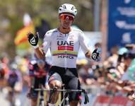 Jhonatan Narváez celebrando su triunfo.