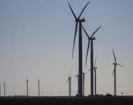 Molinos de viento para la generación de energía electrónica.