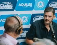 El alcalde Aquiles Álvarez, en una entrevista radial este miércoles 3 de diciembre.