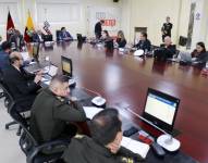 El ministro del Interior, Juan Zapata, y el vicepresidente Alfredo Borrero dieron la noticia.