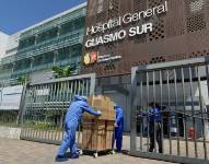 El hospital Guasmo Sur ha atendido pacientes con COVID desde marzo de 2020.