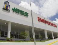 Foto de archivo de la entrada de Emergencias del Hospital IESS de Los Ceibos, en el norte de Guayaquil.