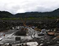 Las obras provisionales y permanentes desaceleraron el avance de la erosión sobre la captación de Coca Codo Sinclair.