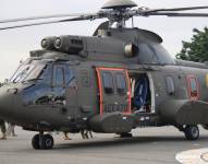 Uno de los helicópteros Airbus H225 que entregó el presidente Daniel Noboa.