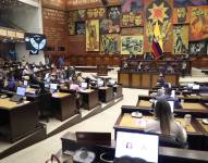 Pleno de la Asamblea nacional del Ecuador.