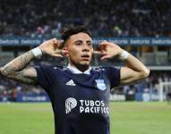 Guayaquil, Domingo 24 de octubre de 2021En el estadio George Capwell, se enfrentan Emelec vs Barcelona por la fecha #11 de la serie A del campeonato nacional de fútbol, Liga Pro Betcris.Fotos:César Muñoz/API