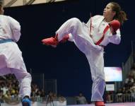 Karateca Valeria Echever logró la cuarta medalla de oro para Ecuador en Suramericanos