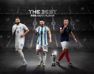 Los tres delanteros son reconocidos como los finalistas por el premio 'The Best' al jugador de la FIFA.