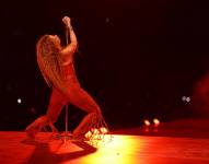 Fotografía cedida por Nicolás Gerardín de la cantante colombiana Shakira durante su segundo concierto en Barranquilla (Colombia). EFE/ Nicolás Gerardín
