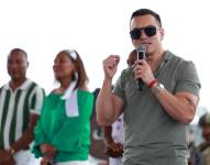 Daniel Noboa durante un evento el 24 de octubre de 2025.