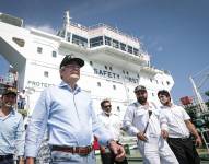 Guillermo Lasso visitó la terminal Monteverde, en Santa Elena.