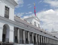La fachada externa del Palacio de Carondelet.