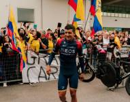El ciclista ecuatoriano adelantó sus objetivos del 2023.