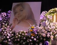 Quito, 21 de octubre del 2025. Velorio de Paulina Tamayo en la Casa de la Cultura.