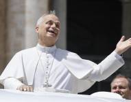 Imagen del papa Leon XIV en Roma.