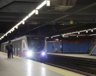 Imagen de archivo de las pruebas del Metro, previo a su funcionamiento total.