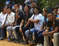 Representantes indígenas participan del décimo aniversario de la sentencia de la Corte IDH.