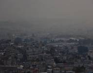 Lluvias en la Quito en distintos sectores.