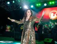 Paulina Tamayo durante un concierto por el Día de las Madres en el 2025.