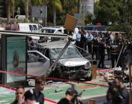 El sospechoso atropelló con un auto a varios individuos para después atacar a otros con un cuchillo en Israel