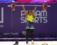 Jessica Palacios Dajomes, pesista ecuatoriana.