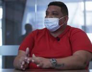 BOGOTÁ (COLOMBIA), 28/03/2022.- Alberto Coneo, víctima de violencia sexual, habla durante entrevista con Efe el 22 de marzo de 2022, en Bogotá (Colombia).