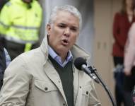 Iván Duque, presidente de Colombia, en un evento público.