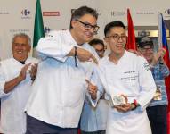 Steben Gaviño gana el segundo lugar en el Premio Internacional de Alta Pastelería Paco Torreblanca.